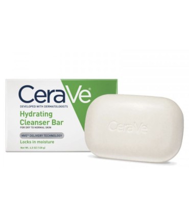 CeraVe Hydrating Cleanser Bar Sabonete Hidratante 128g
