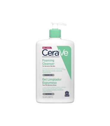 CeraVe Foaming Cleanser Gel Espuma de Limpeza Purificante 1000ml
