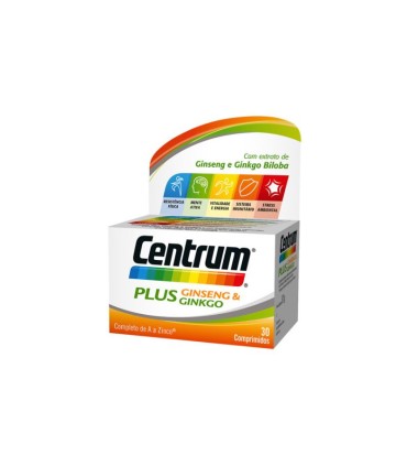 Centrum Plus Ginseng & Ginkgo 30 comprimidos