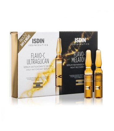Isdin Isdinceutics Flavo-C Melatonin & Ultraglican 2x4unidades