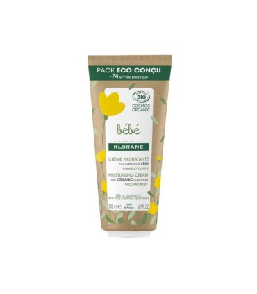 Klorane Bebé Bio Creme Hidratante 200ml