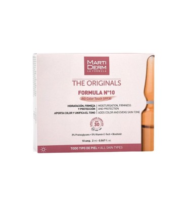 Martiderm The Originals Formula Nº10 HD Color Touch SPF30 10 Ampolas