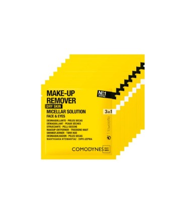 Comodynes Make-Up Remover Pele Sensível e Seca 20 Toalhitas