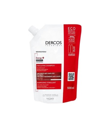 Vichy Dercos Shampoo Estimulante Ecorefill Recarga 500ml
