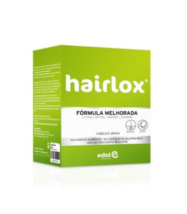 Hairlox Cabelo e Unhas 120 cápsulas
