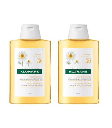 Klorane Shampoo de Camomila 2x400ml