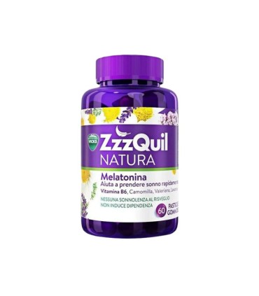 Vicks Zzzquil Natura Melatonina 60 Gomas