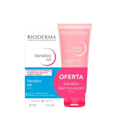 Bioderma Sensibio Ar 40ml + Sensibio Gel Moussant 100ml