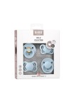 Bibs Pack 4 Chupetas Try It Baby Blue