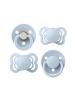 Bibs Pack 4 Chupetas Try It Baby Blue