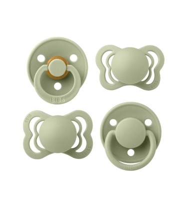 Bibs Pack 4 Chupetas Try It Sage