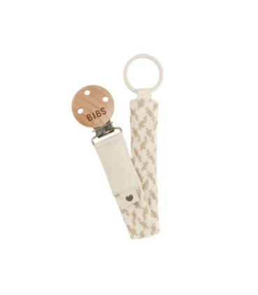 Bibs Porta Chupetas Ivory/Vanilla