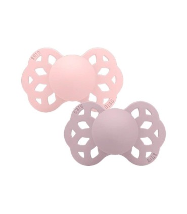 Bibs Infinity 2 Chupetas Blossom/Dusky Lilac 0-6 meses