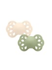 Bibs Infinity 2 Chupetas Ivory/Sage 0-6 meses