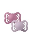 Bibs Supreme 2 Chupetas Fossil Grey/Mauve 6-18 meses