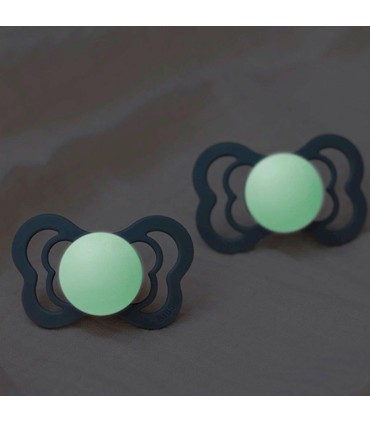 Bibs Couture 2 Chupetas Noturnas Sage/Cloud 6-18 meses