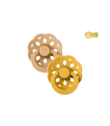 Bibs Boheme 2 Chupetas Desert Sand/Honey Bee 0-6 meses