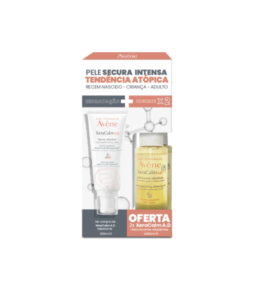 Avène Xeracalm AD Bálsamo 200ml Oferta Óleo de Limpeza 100ml