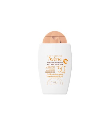 Avène Solar Fluido Mineral com Cor SPF50+ 40ml