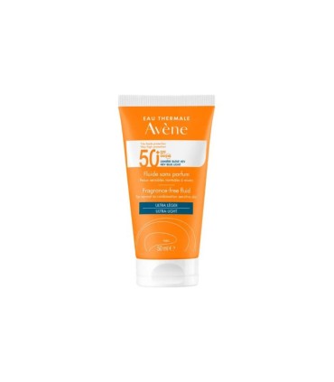 Avène Solar Fluido Sem Perfume SPF50+ 50ml