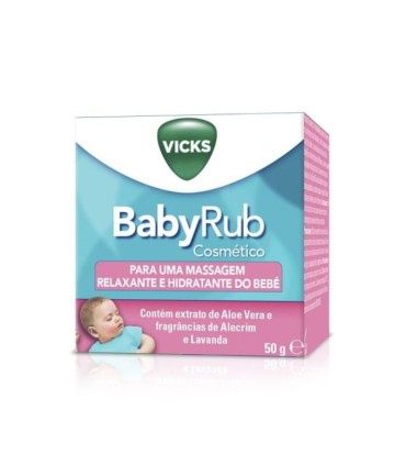 Vicks BabyRub Pomada Hidratante e Calmante 50g