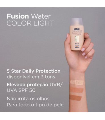 Isdin Fotoprotector Fusion Water Color Light SPF50+ 50ml