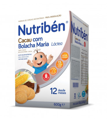 NUTRIBÉN Cacau com bolacha Maria 600g