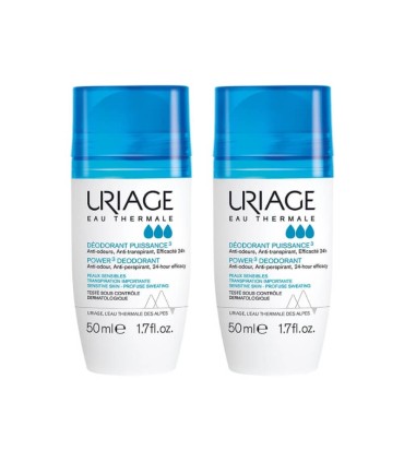 Uriage Power 3 Desodorizante Roll-On 2x50ml
