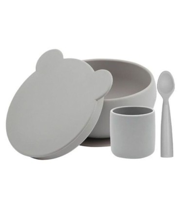 Minikoioi Conjunto de Alimentação BLW Set I Cinza