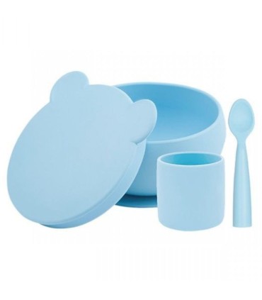 Minikoioi Conjunto de Alimentação BLW Set I Azul