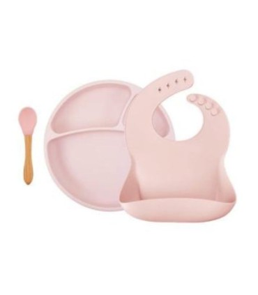 Minikoioi Conjunto de Alimentação BLW Set II Rosa