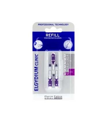 Elgydium Clinic Recarga para Escovilhão Roxo 3 unidades