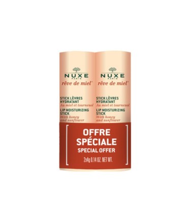 Nuxe Rêve de Miel Stick Lábios 2x4g