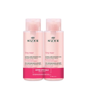 Nuxe Very Rose Água Micelar Desmaquilhante 3em1 2x400ml