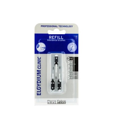 Elgydium Clinic Recarga para Escovilhão Preto 3 unidades