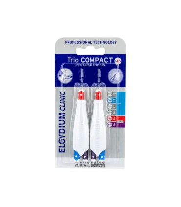 Elgydium Clinic Trio Compact Escovilhão Largos e Mistos 2 unidades
