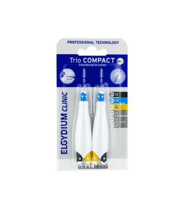 Elgydium Clinic Trio Compact Escovilhão Muito Estreitos e Mistos 2 unidades