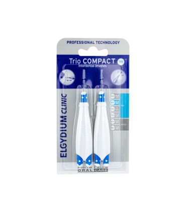 Elgydium Clinic Trio Compact Escovilhão Estreitos 2 unidades