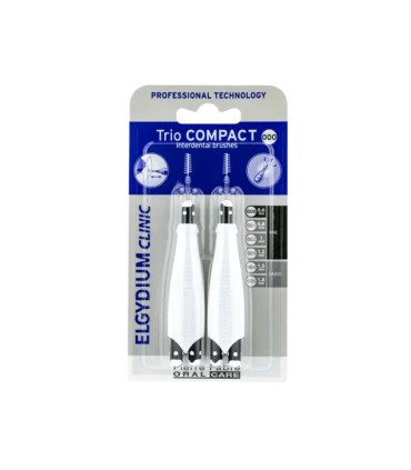 Elgydium Clinic Trio Compact Escovilhão Muito Estreitos 2 unidades