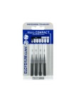 Elgydium Clinic Mono Compact Escovilhão Preto 4 unidades