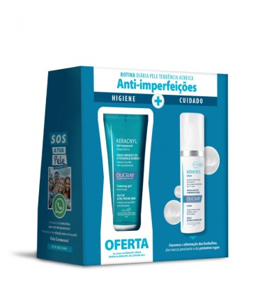 Ducray Keracnyl Kit Rotina Anti-Imperfeições