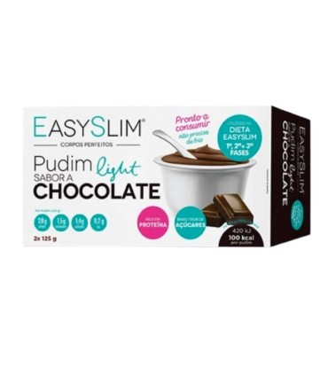 EasySlim Pudim Light Chocolate 2x125g