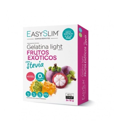 EasySlim Gelatina Frutos Exóticos 2x15g