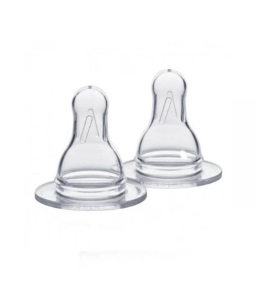 Medela Tetina Silicone Fluxo Médio 2 unidades