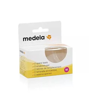 Medela Tetina Silicone Fluxo Médio 2 unidades