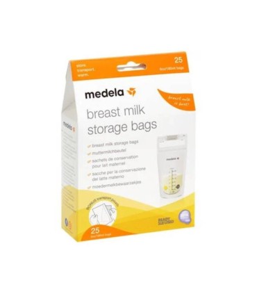 Medela Sacos de Conservação de Leite Materno 180ml 25 unidades