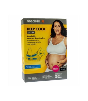 Medela Keep Cool Ultra Soutien Gravidez/Amamentação Preto XL