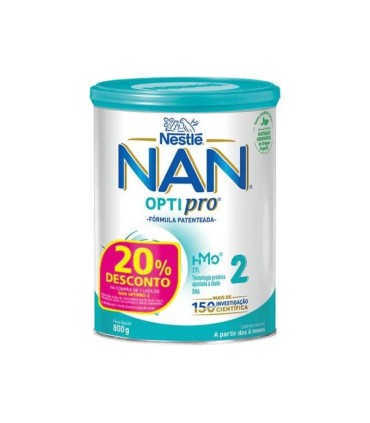 Nestlé NAN Optipro 2 Leite de Transição 800g + 20%