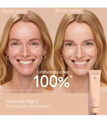 Caudalie Vinocrush Creme com Cor Tom 3 30ml