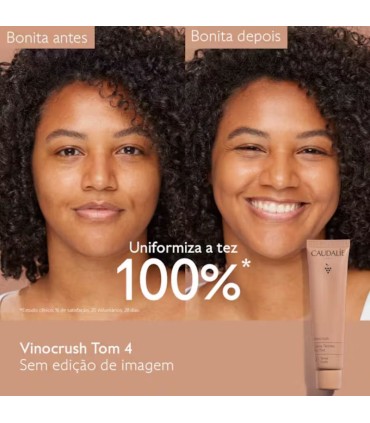 Caudalie Vinocrush Creme com Cor Tom 4 30ml